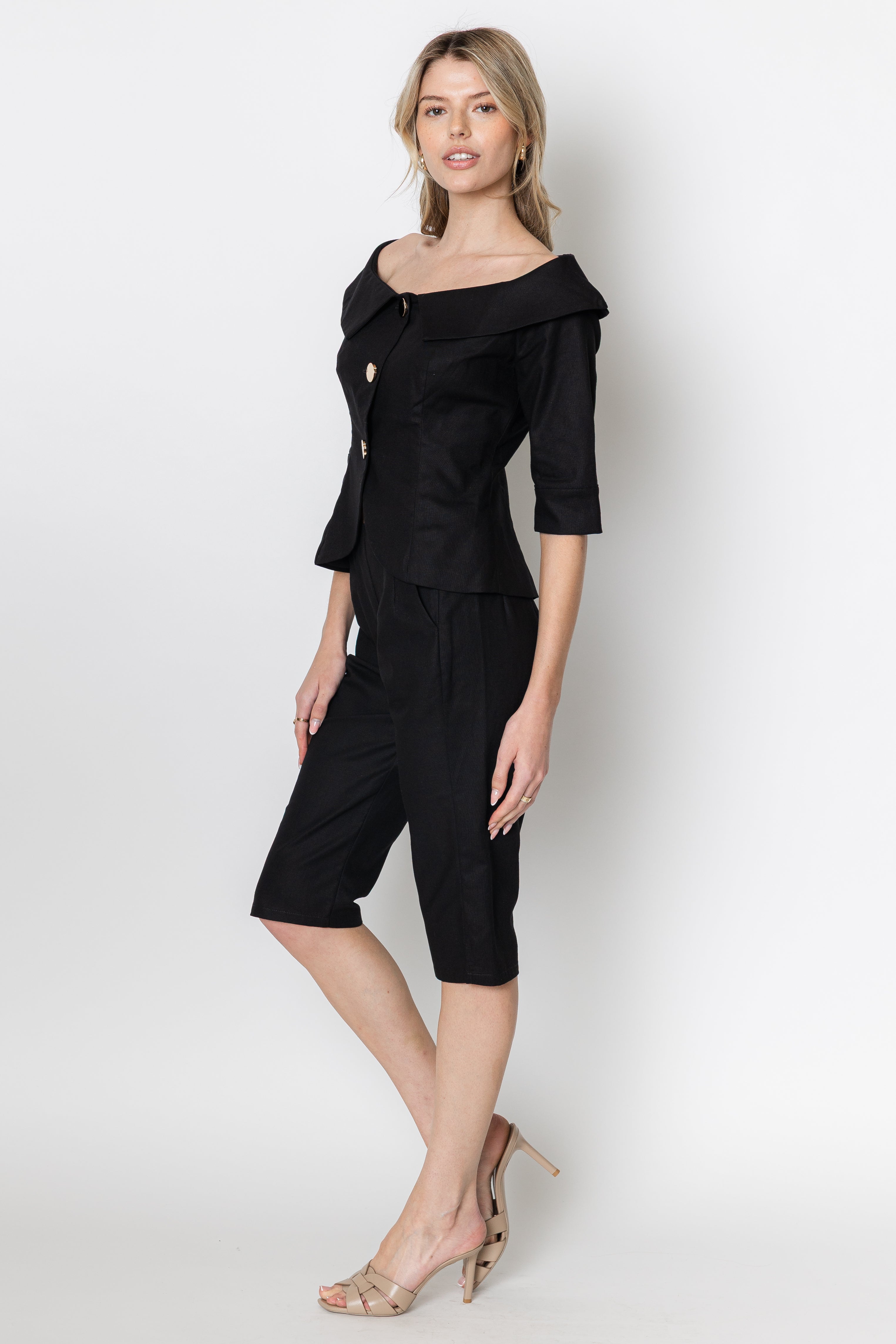 Celeste Linen Cotton Blazer