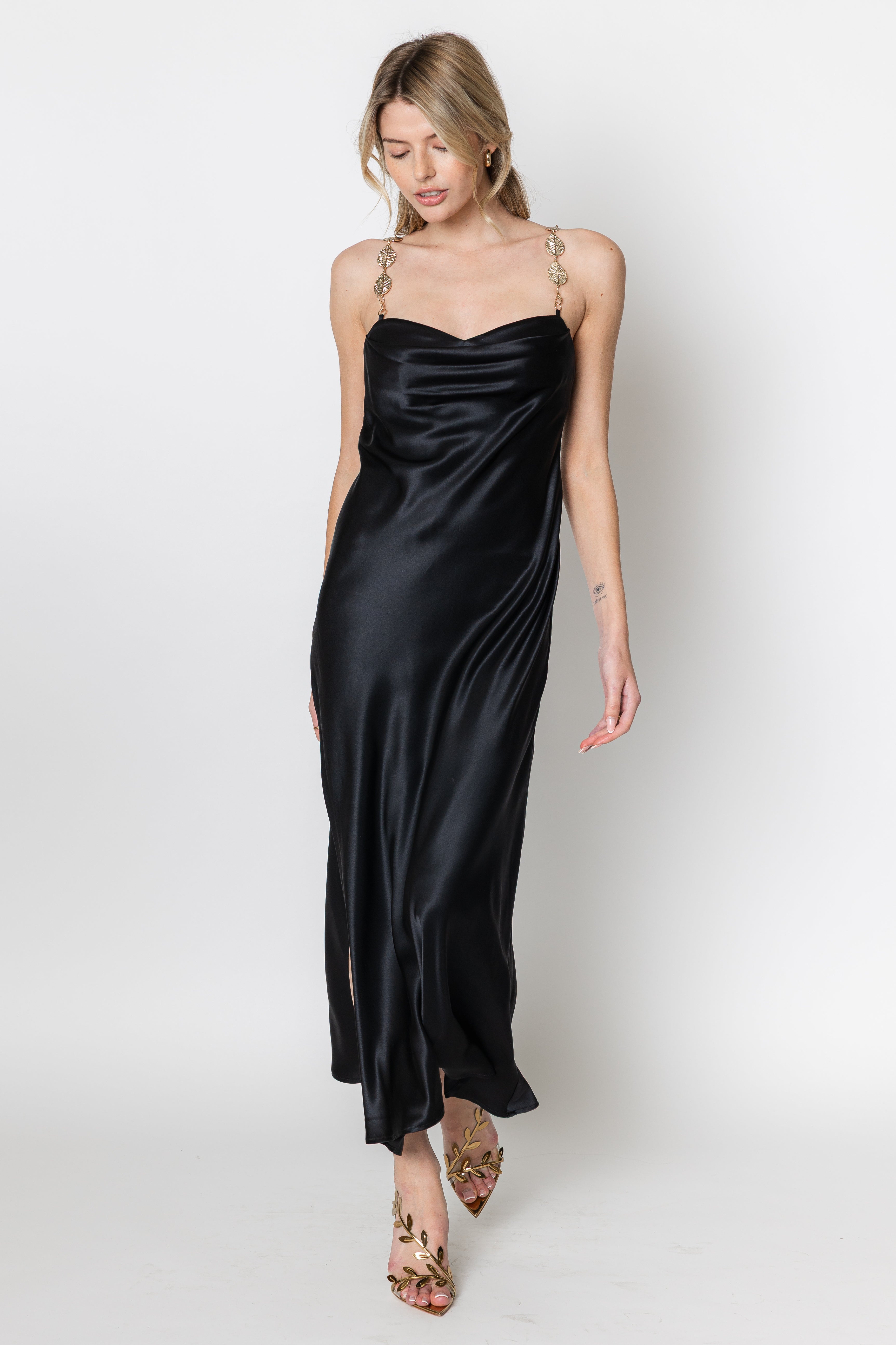 Avery Silk Chain Dress