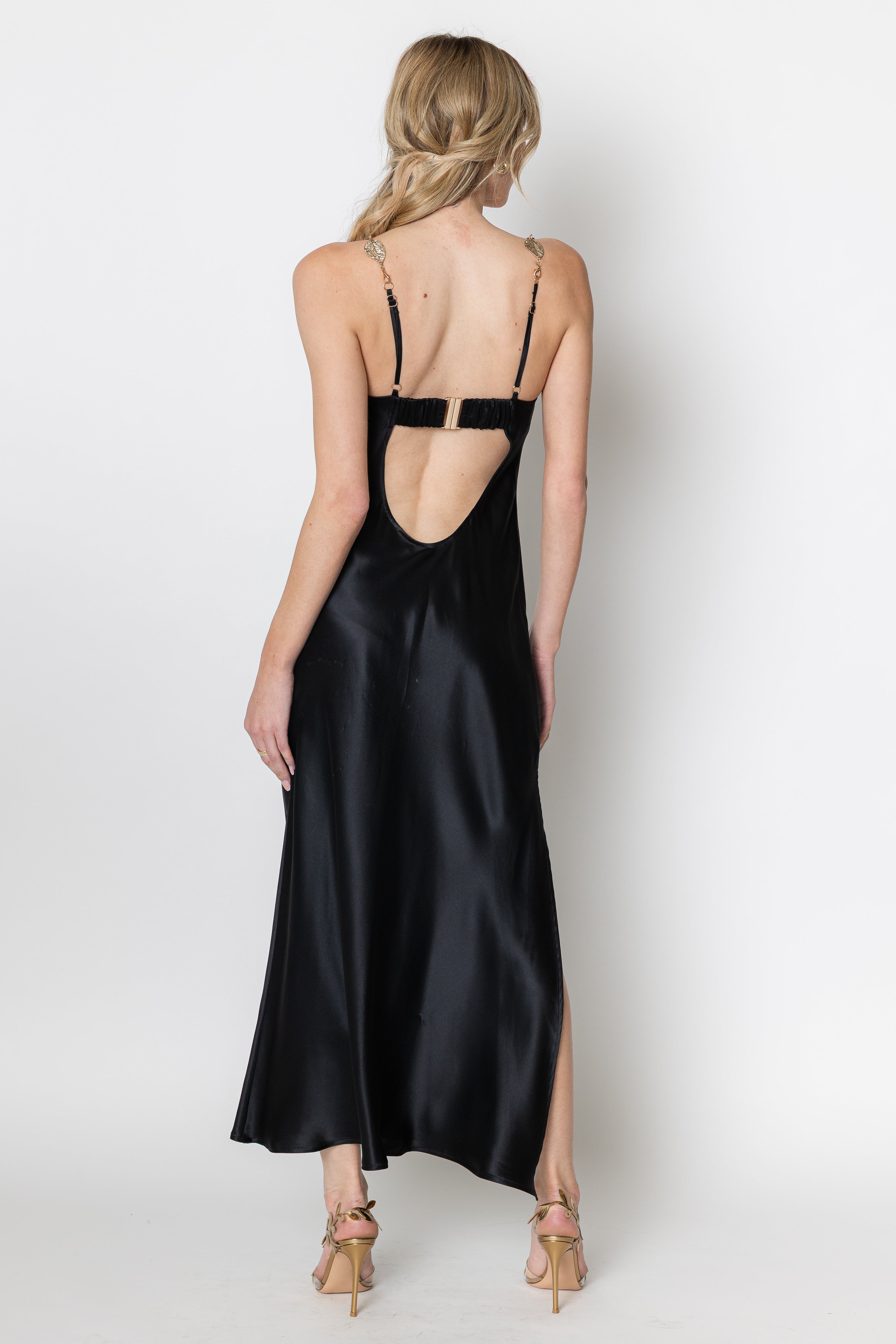 Avery Silk Chain Dress