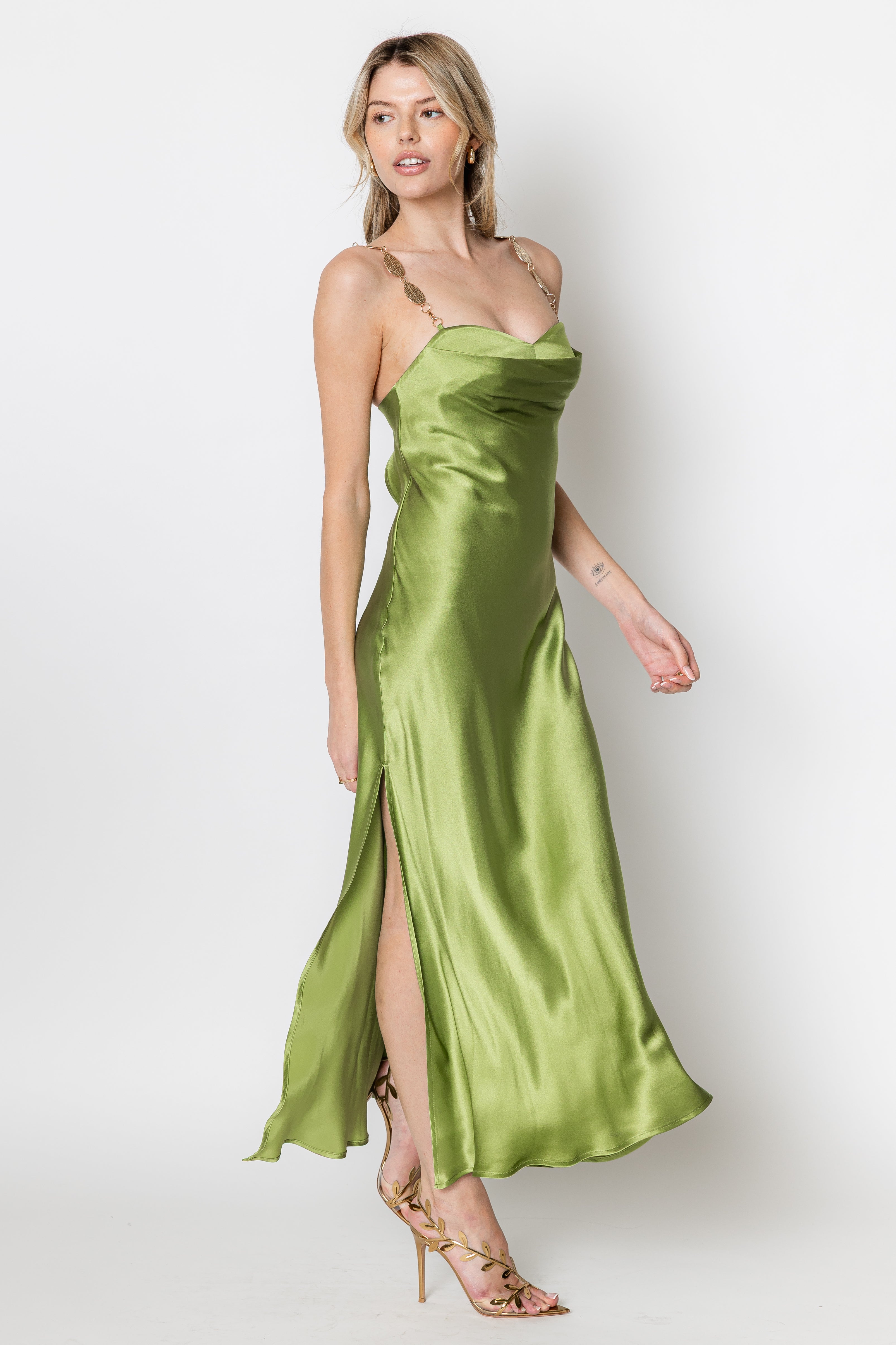Avery Silk Chain Dress