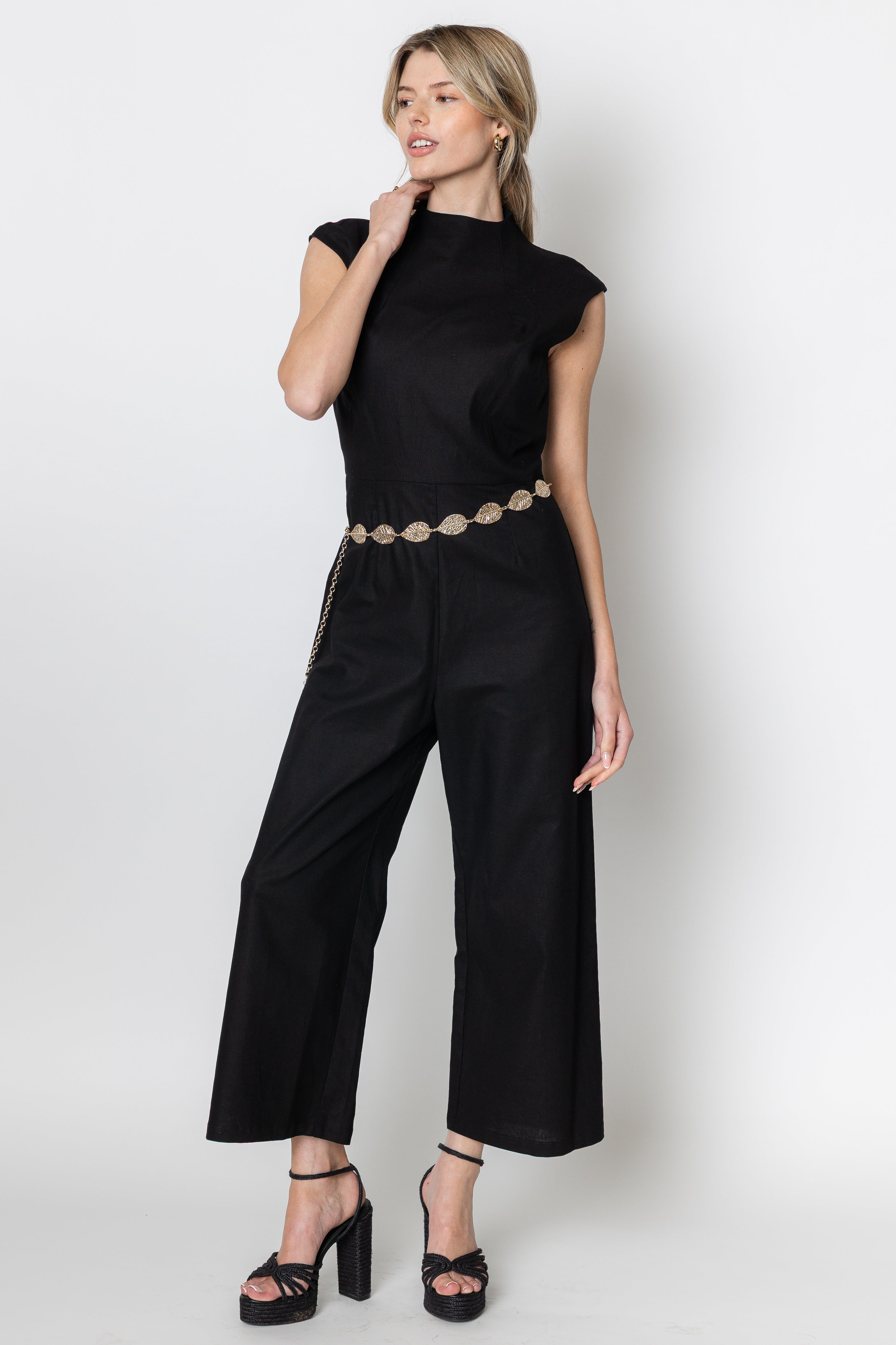 Celeste Linen Cotton Jumpsuit