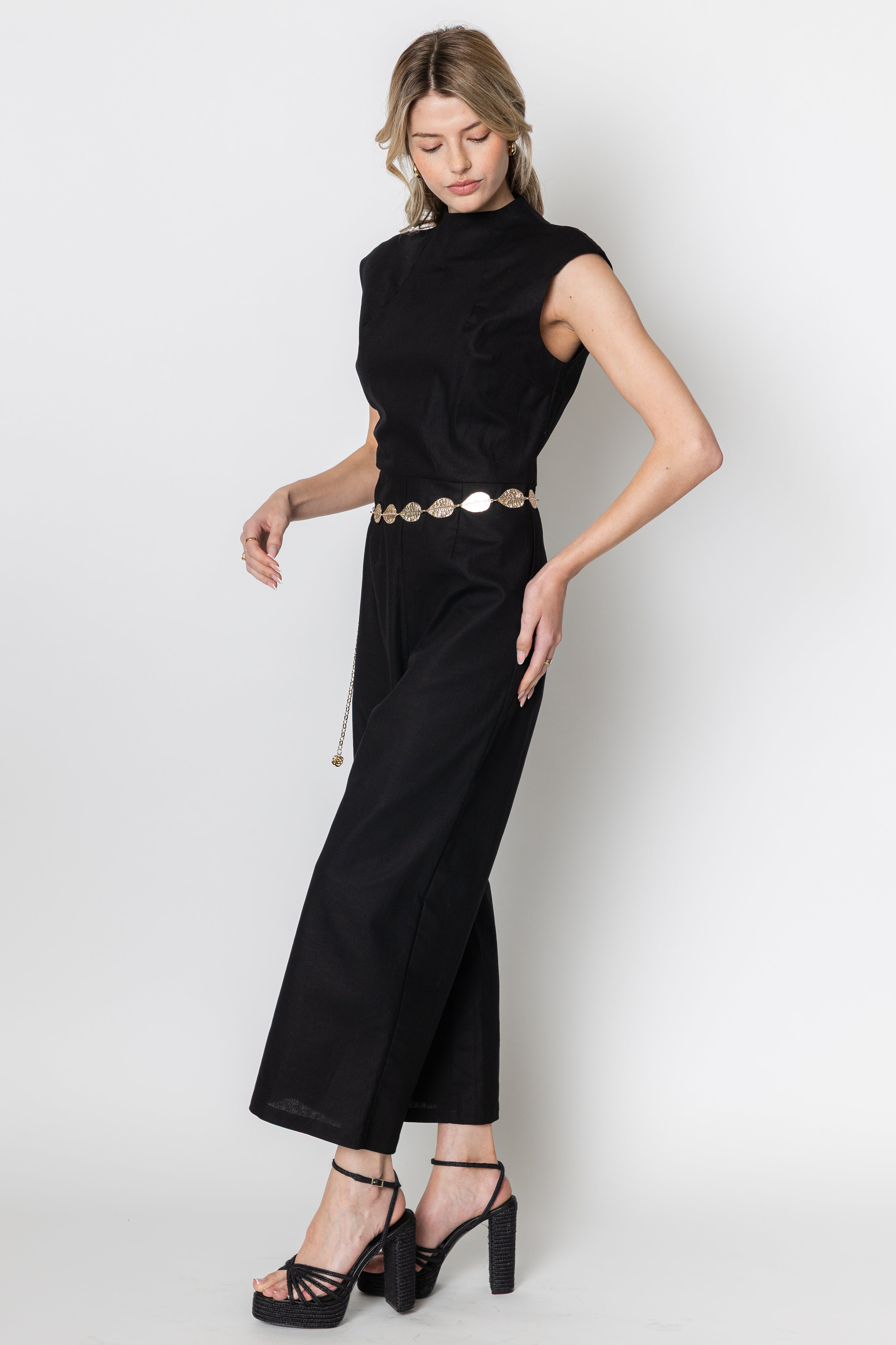 Celeste Linen Cotton Jumpsuit