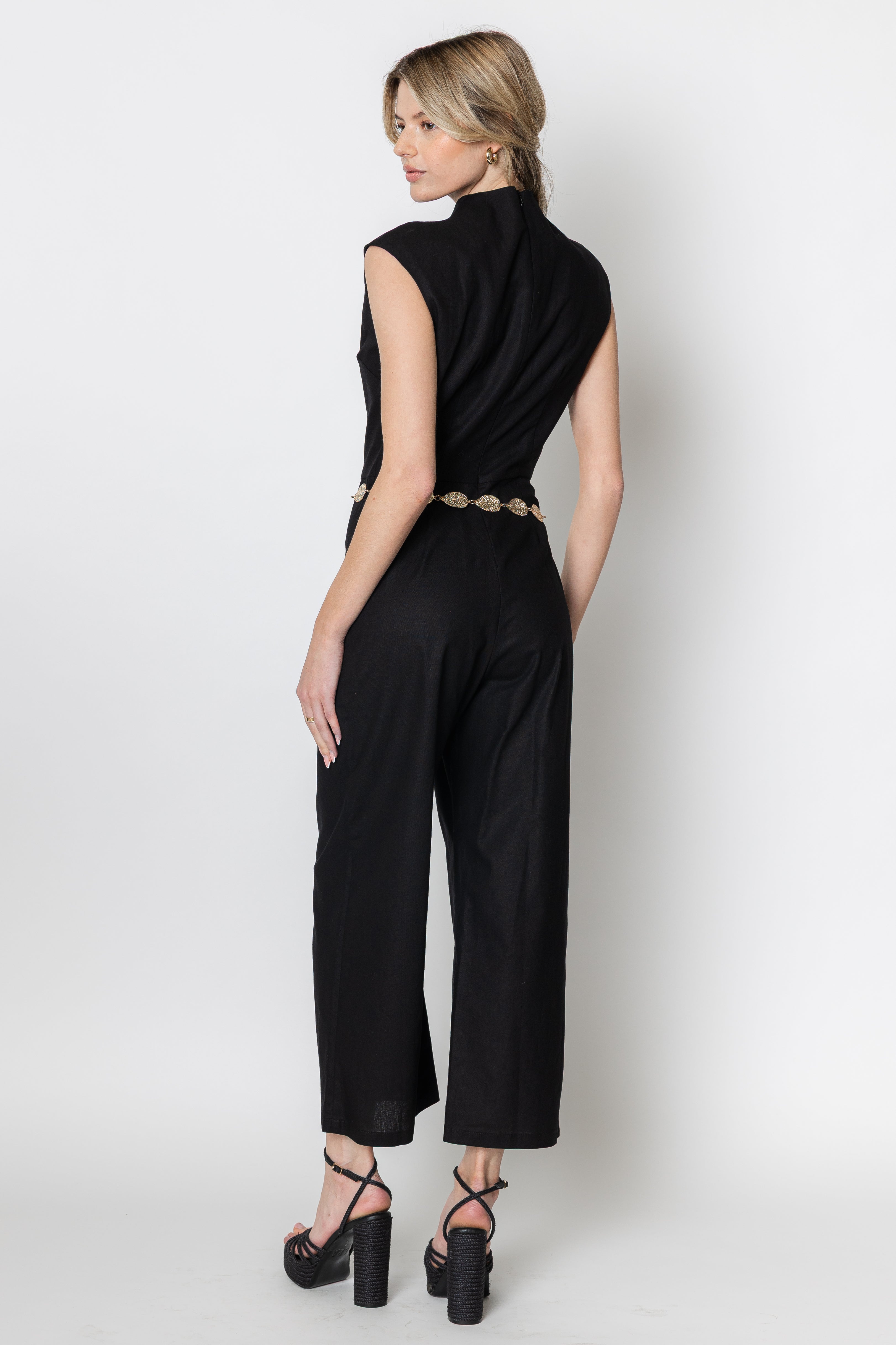 Celeste Linen Cotton Jumpsuit