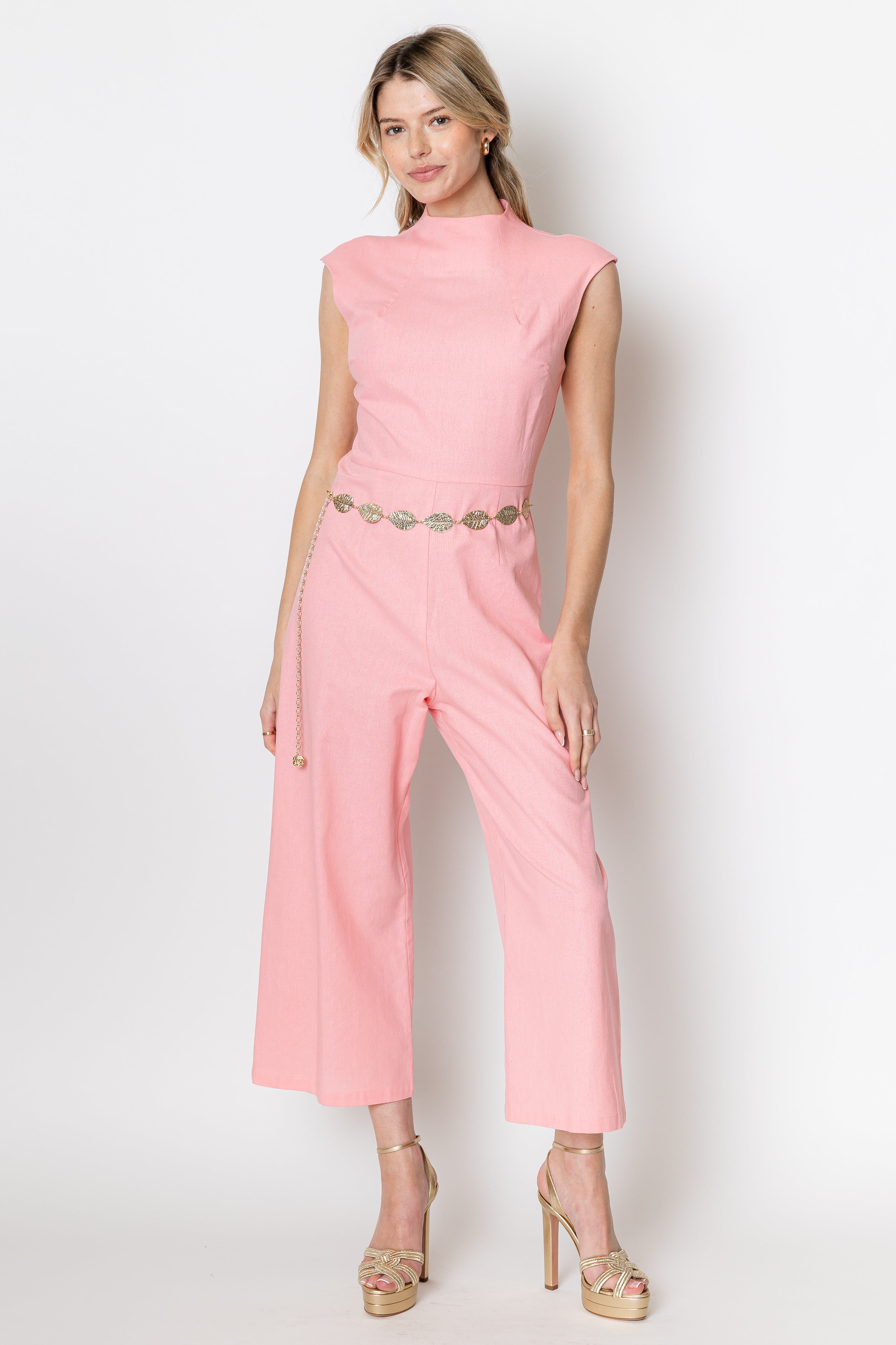 Celeste Linen Cotton Jumpsuit