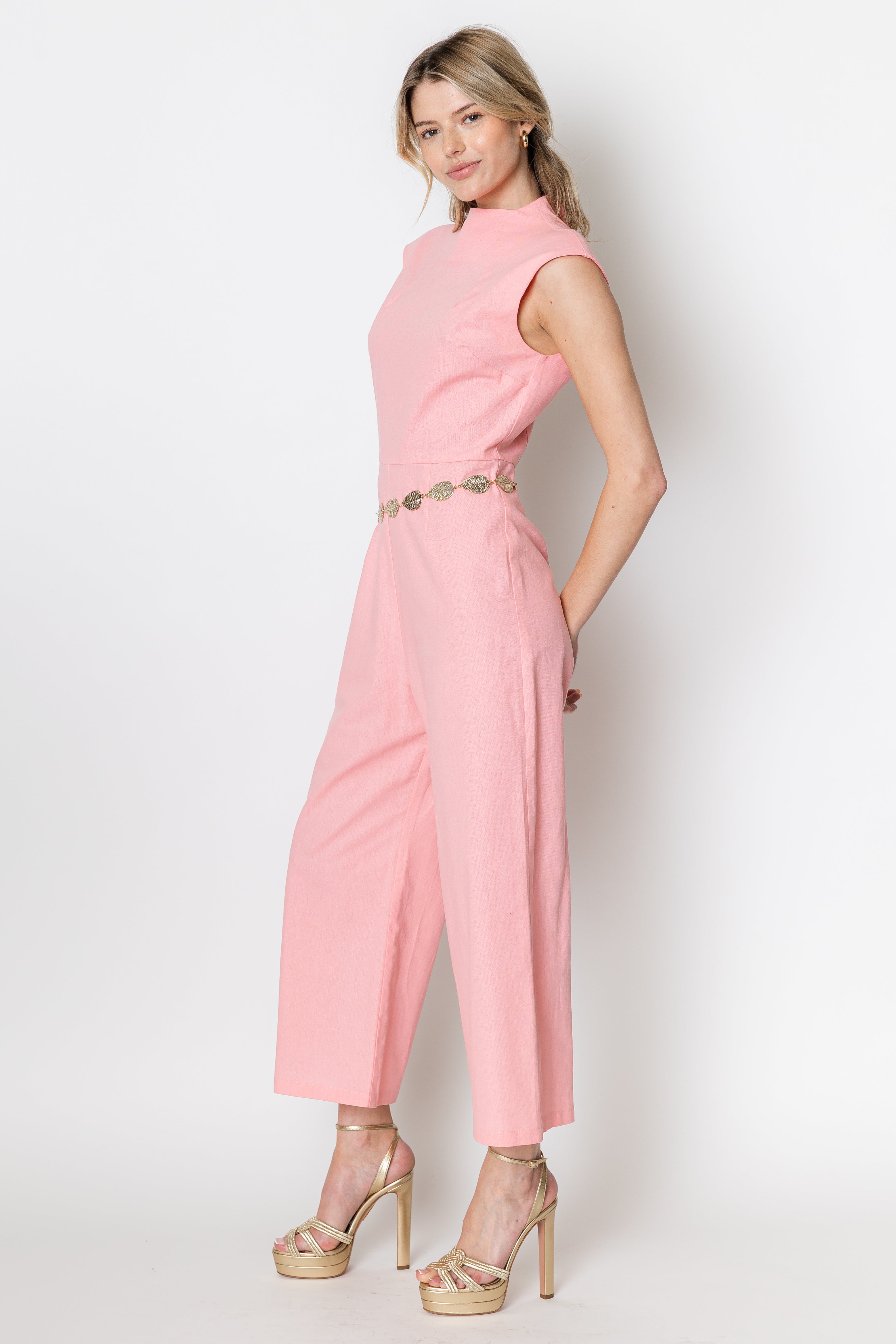Celeste Linen Cotton Jumpsuit