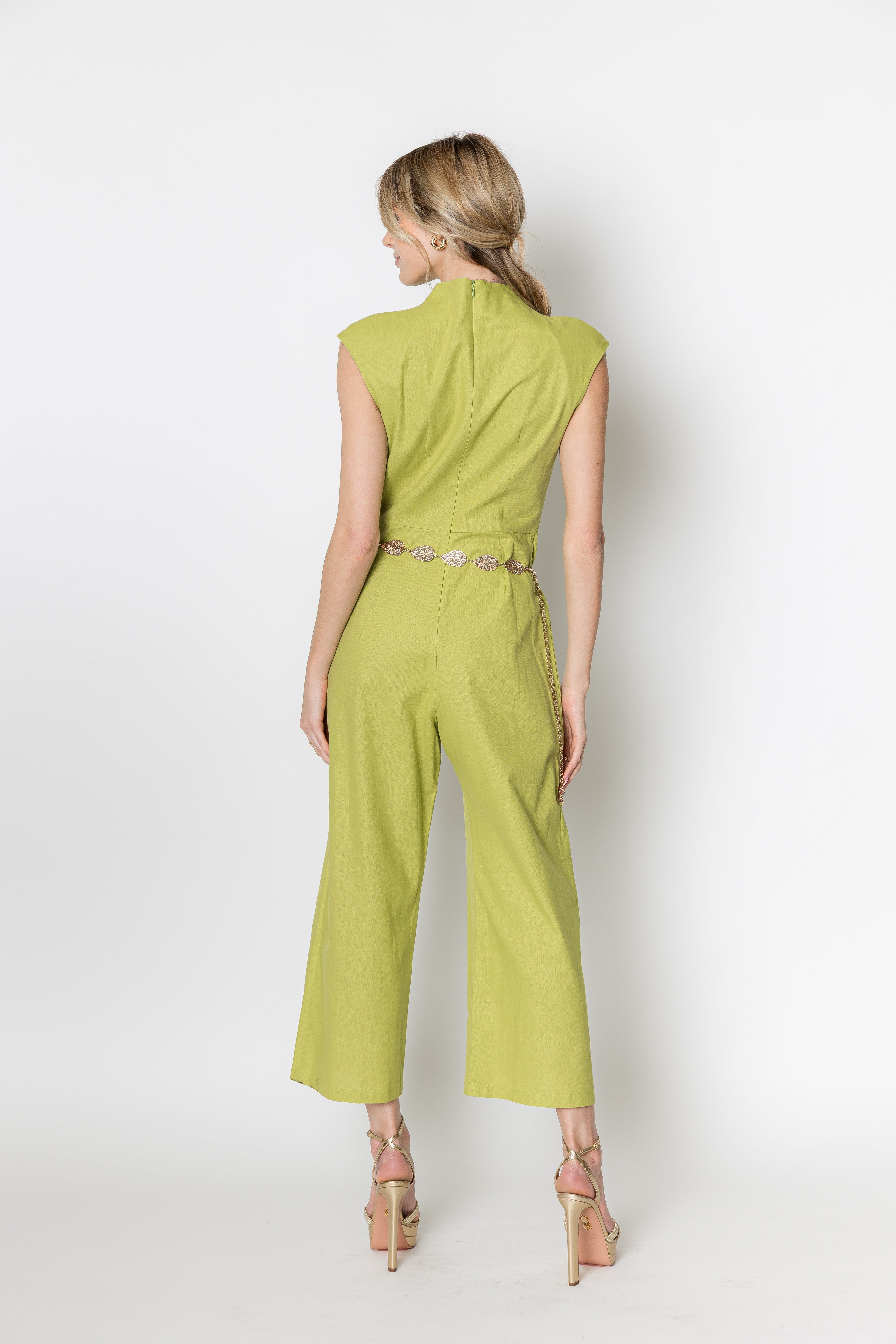 Celeste Linen Cotton Jumpsuit