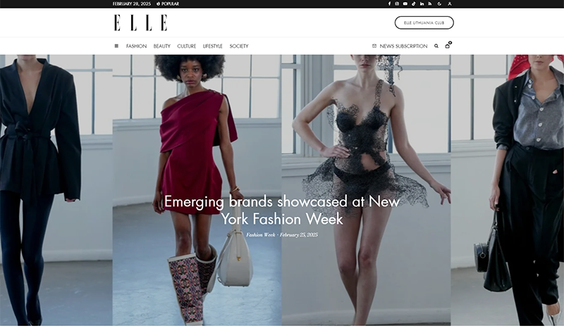 ZETAYE in ELLE Lithuania