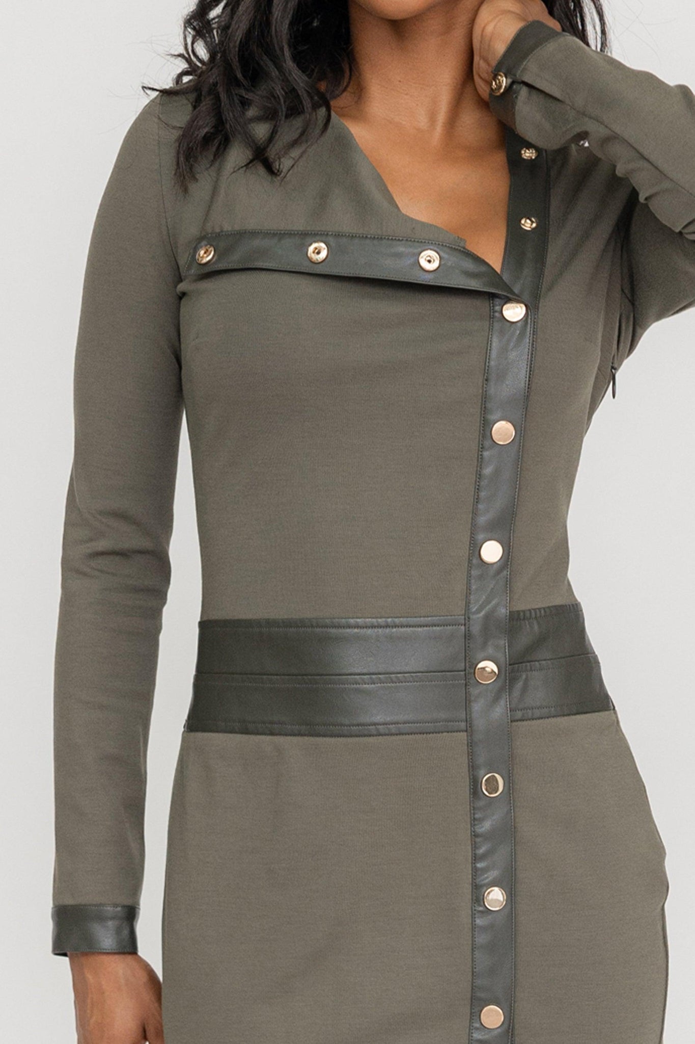 Margo Snap Dress - ZETAYE