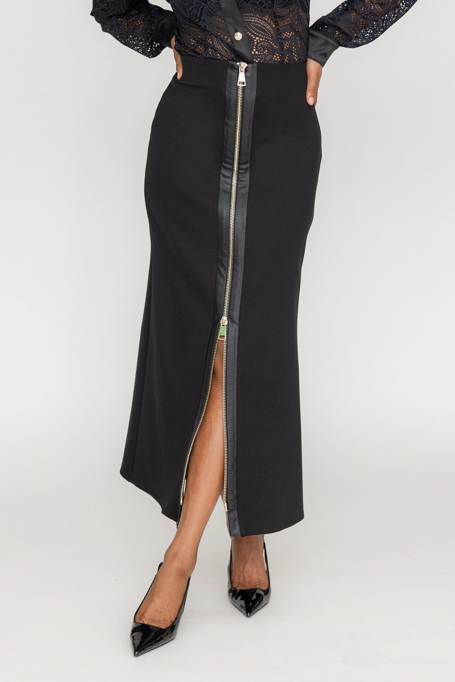 Aria Zipper Skirt - ZETAYE