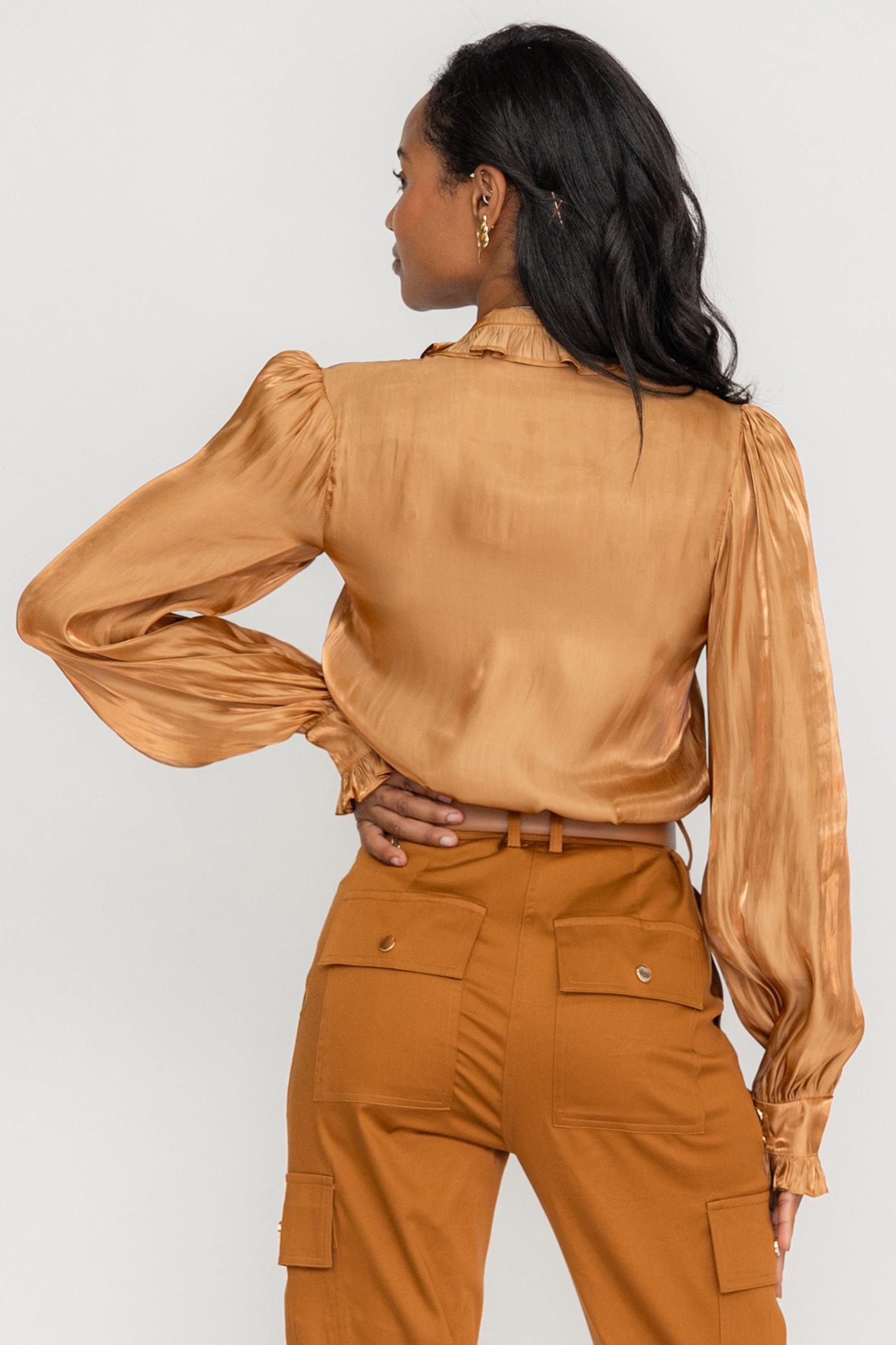 Carrington High Neck Blouse - ZETAYE