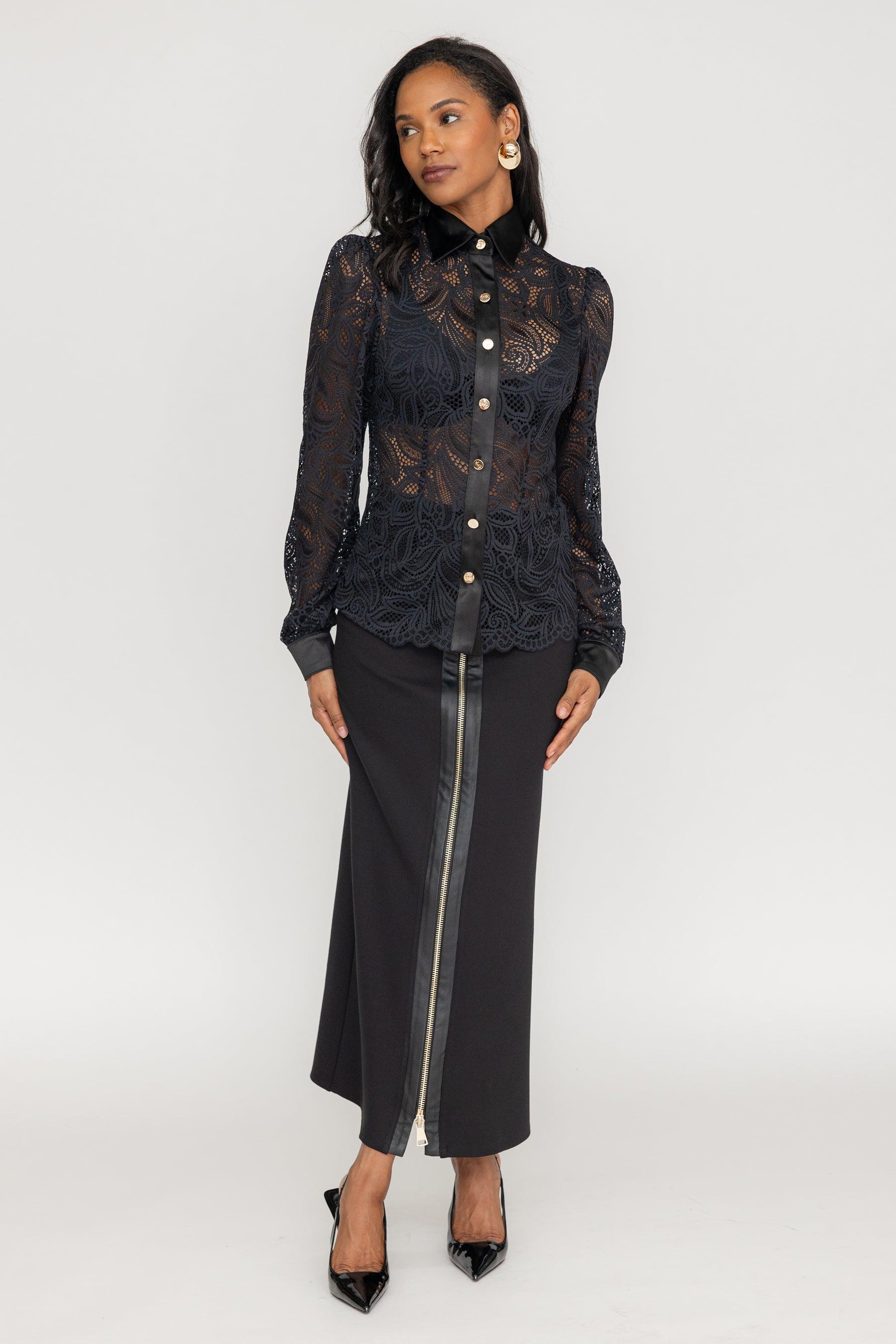 Lyric Lace Blouse - ZETAYE