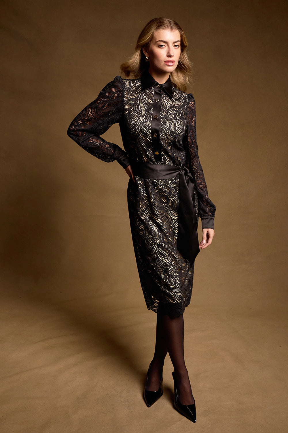 Lyric Lace Shirt Dress