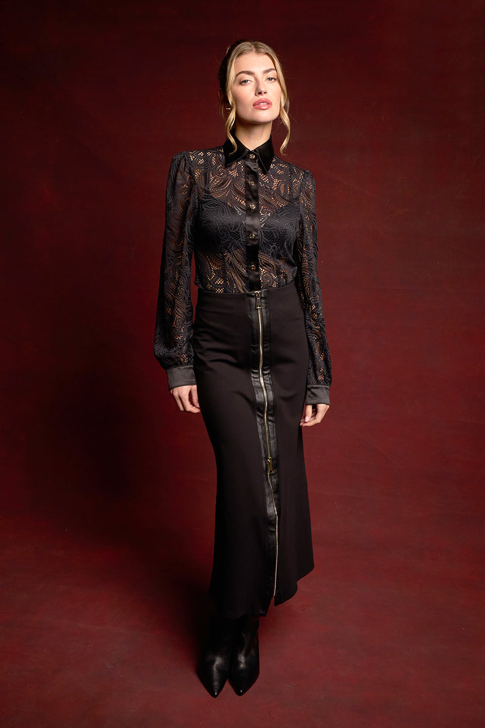 Aria Zipper Skirt