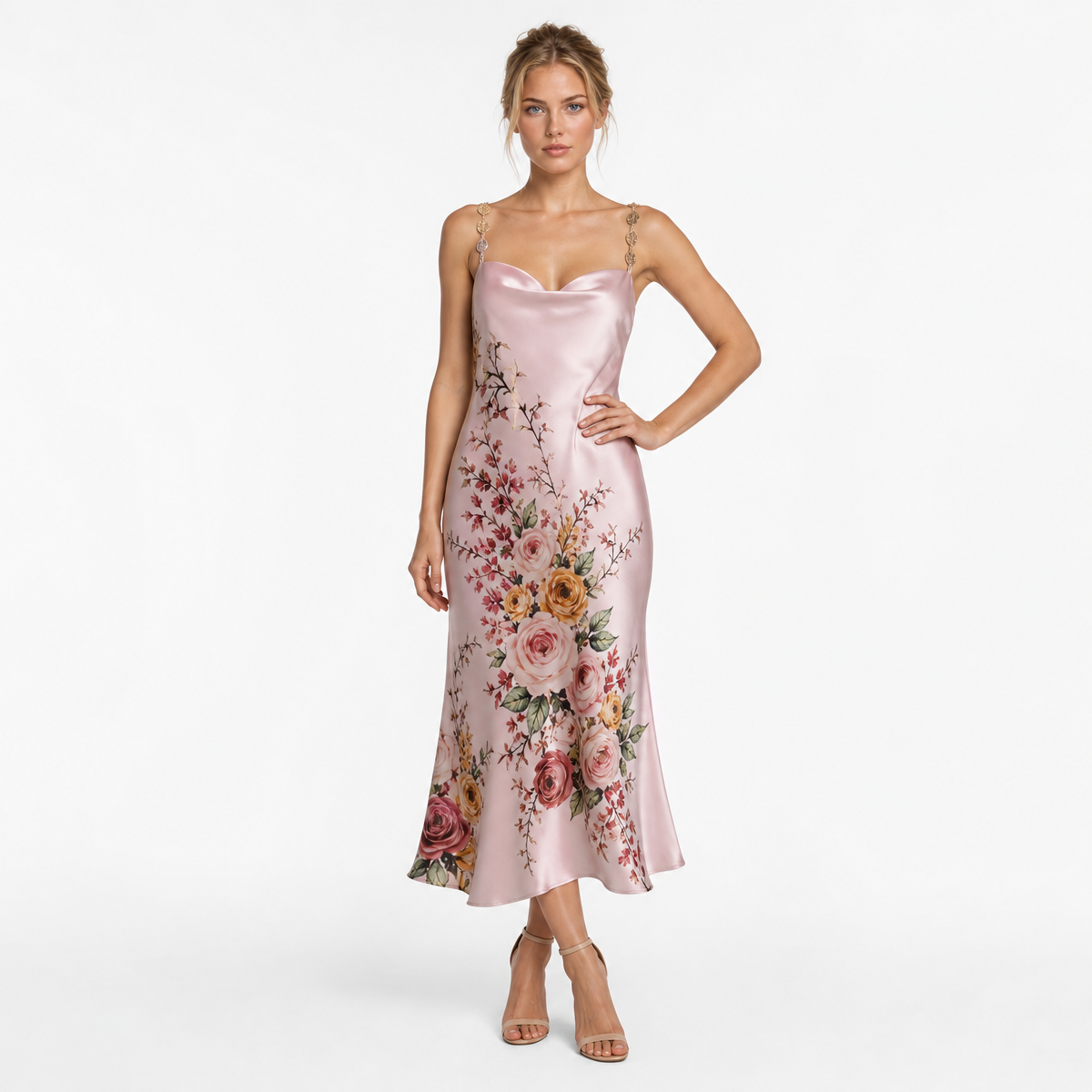 Avery Midi Dress - Floral